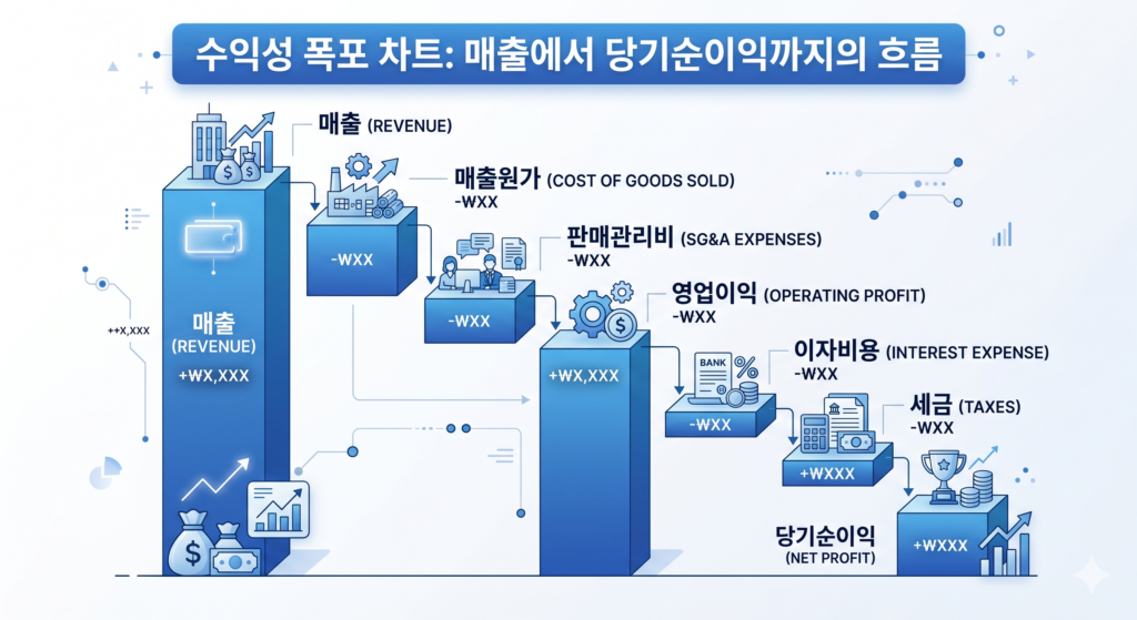 수익성 폭포 차트